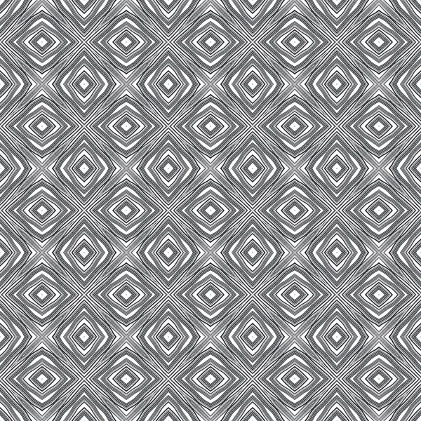 Mozaïek Naadloos Patroon Zwarte Symmetrische Caleidoscoop Achtergrond Textiel Klaar Verleidelijke — Stockfoto