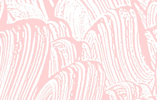 Grunge dokusu. Üzücü pembe iz. Harika bir geçmişi var. Gürültü iğrenç grunge dokusu. Güçlü sanatsal yüzey. Vektör illüstrasyonu.