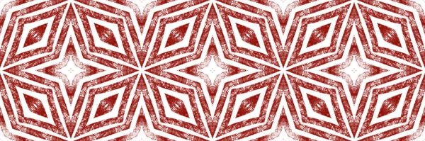 Geometric seamless pattern. Wine red symmetrical kaleidoscope background. Hand drawn geometric seamless design. vibrant decorative design element for background.