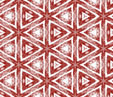 Mozaik kusursuz desen. Kestane rengi simetrik kaleydoskop. Retro mozaik kusursuz tasarım. Tekstil hazır sıradışı baskı, mayo kumaş, duvar kağıdı, ambalaj..