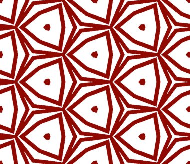 Egzotik, pürüzsüz desen. Kestane rengi simetrik kaleydoskop. Yaz mayosu, egzotik, pürüzsüz tasarım. Tekstil hazır eşsiz baskı, mayo kumaş, duvar kağıdı, ambalaj..