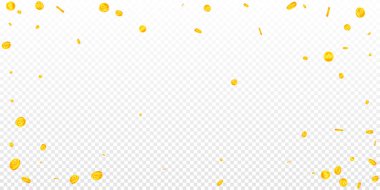 Rus rublesi düşüyor. Güzel dağınık paralar. Rusya parası. Olağanüstü ikramiye, servet ya da başarı konsepti. Vektör illüstrasyonu.