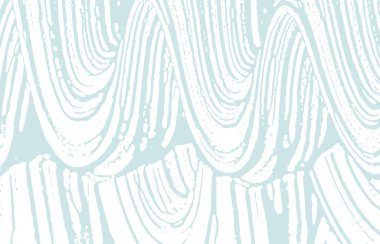 Grunge dokusu. Üzücü mavi iz. Tuhaf bir geçmiş. Gürültü iğrenç grunge dokusu. Enfes sanatsal bir yüzey. Vektör illüstrasyonu.