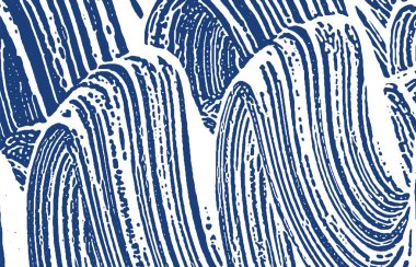 Grunge dokusu. Üzüntü çivit pürüzü. Ne hoş bir geçmiş. Gürültü iğrenç grunge dokusu. Garip sanatsal yüzey. Vektör illüstrasyonu.