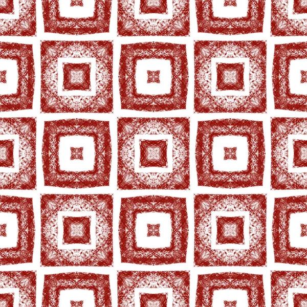 Mosaic seamless pattern. Wine red symmetrical kaleidoscope background. Retro mosaic seamless design. Textile ready beauteous print, swimwear fabric, wallpaper, wrapping.