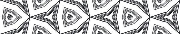 Arabesque hand drawn seamless border. Black symmetrical kaleidoscope background. Oriental arabesque hand drawn design. bold decorative design element for background.