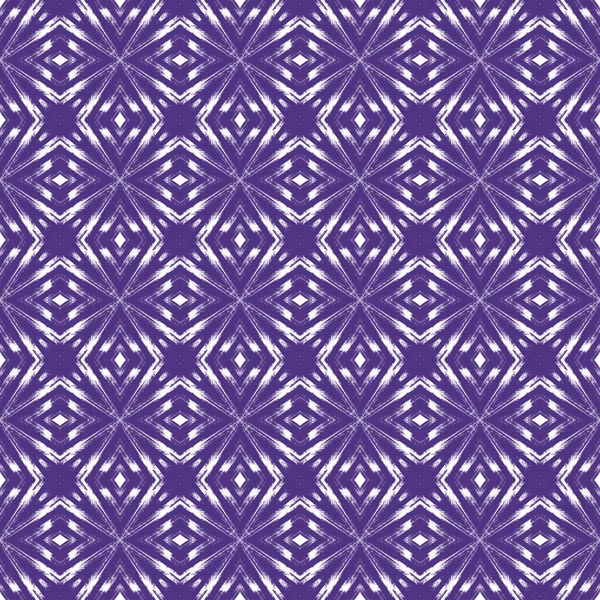 Striped hand drawn pattern. Purple symmetrical kaleidoscope background. Repeating striped hand drawn tile. Textile ready surprising print, swimwear fabric, wallpaper, wrapping.