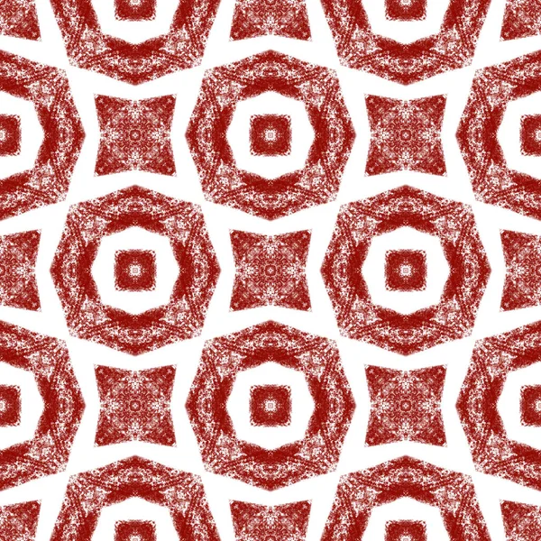 Striped hand drawn pattern. Wine red symmetrical kaleidoscope background. Repeating striped hand drawn tile. Textile ready noteworthy print, swimwear fabric, wallpaper, wrapping.