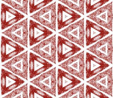 Tekrar eden mayo tasarımı. Kestane rengi simetrik kaleydoskop. Tekstil hazır güçlü baskı, mayo kumaş, duvar kağıdı, ambalaj. Yaz şapkası süsleme deseni.