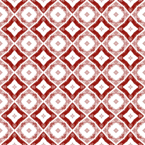 Striped Hand Drawn Pattern Wine Red Symmetrical Kaleidoscope Background Repeating — Stock Photo, Image