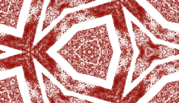 Geometrický Bezešvý Vzor Maroon Symetrické Kaleidoskop Pozadí Ručně Kreslený Geometrický — Stock fotografie