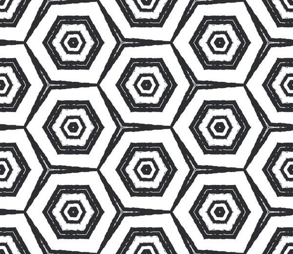 Padrão Listras Texturizadas Preto Simétrico Caleidoscópio Fundo Têxtil Pronto Impressão — Fotografia de Stock