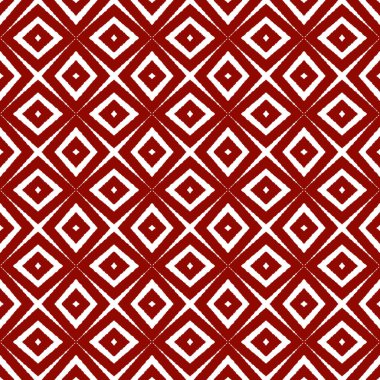 Etnik elle boyanmış desen. Kestane rengi simetrik kaleydoskop. Tekstil hazır klasik baskı, mayo kumaş, duvar kağıdı, ambalaj. Yazlık elbise, elle boyanmış fayans..