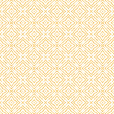 Arabesk el çizimi desen. Sarı simetrik kaleydoskop arka planı. Oriental arabesk el çizimi tasarımı. Tekstil hazır, mayo, kumaş, duvar kağıdı, ambalaj..