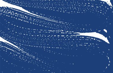 Grunge dokusu. Üzüntü çivit pürüzü. Enerjik arka plan. Gürültü iğrenç grunge dokusu. Optimal sanatsal yüzey. Vektör illüstrasyonu.