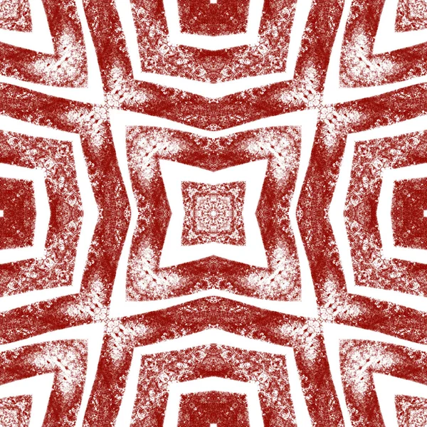 Chevron Streifen Design Weinroter Symmetrischer Kaleidoskop Hintergrund Textilfertiger Überraschungsdruck Bademodenstoff — Stockfoto