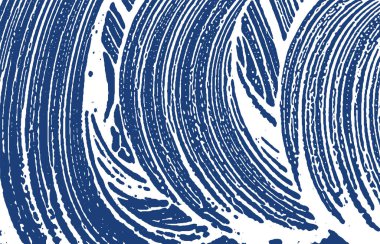 Grunge dokusu. Üzüntü çivit pürüzü. Seçkin bir geçmişi var. Gürültü iğrenç grunge dokusu. Şaşırtıcı sanatsal yüzey. Vektör illüstrasyonu.