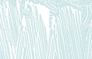 Grunge dokusu. Üzücü mavi iz. Hoş bir geçmiş. Gürültü iğrenç grunge dokusu. Enerjik sanatsal yüzey. Vektör illüstrasyonu.