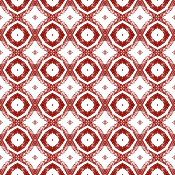 Arabesque hand drawn pattern. Wine red symmetrical kaleidoscope background. Oriental arabesque hand drawn design. Textile ready attractive print, swimwear fabric, wallpaper, wrapping.