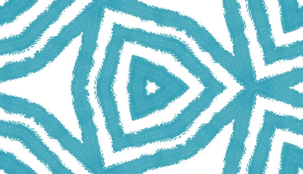 Wzór Pasków Teksturowanych Turkusowe Symetryczne Tło Kalejdoskopu Tekstylia Gotowy Niezwykły — Zdjęcie stockowe