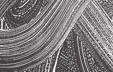 Grunge dokusu. Kederli siyah gri iz. Özgün arka plan. Gürültü iğrenç grunge dokusu. Sanatsal bir yüzey. Vektör illüstrasyonu.