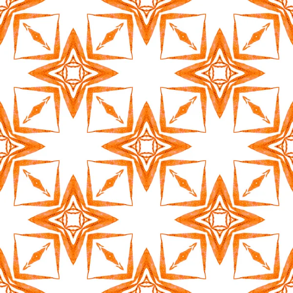 Textile Ready Fine Print Swimwear Fabric Wallpaper Wrapping Orange Appealing — Stock Photo, Image