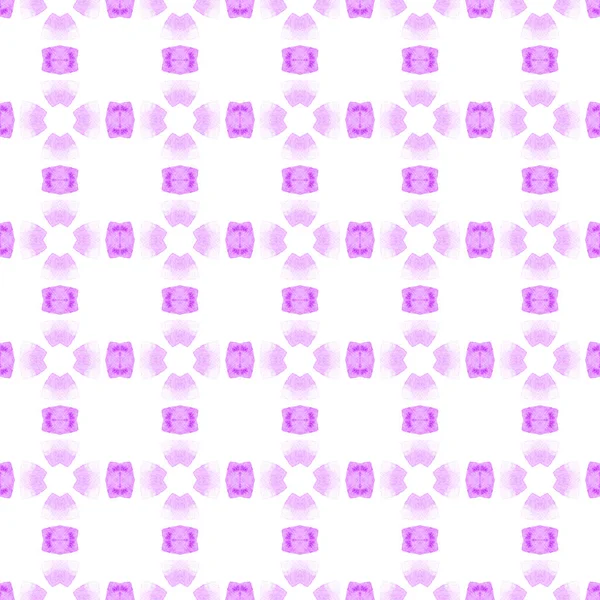 繊維準備ができて活気のある印刷 水着生地 紫の著名なBohoシックな夏のデザイン アラベスクの手描きデザイン オリエンタル唐草手描き枠 — ストック写真