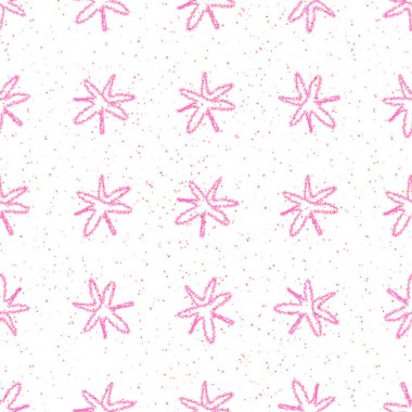 El yapımı kar taneleri, Noel 'de kusursuz desen. Tebeşirle kar tanelerinin üzerinde uçan kar taneleri. Sanatsal tebeşirle çizilmiş kar örtüsü. Güzel bir tatil sezonu dekorasyonu..