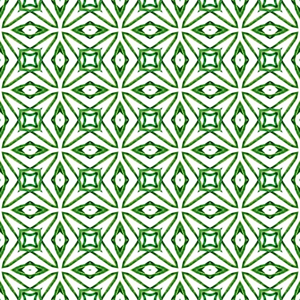 여름의 이국적 녹색의 아름다운 디자인 가없는 패턴이죠 직물은 수영복 포장이 — 스톡 사진