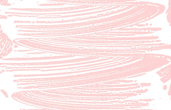歯ざわりだ ピンクのラフトレースを苦痛 背景を捉えろ ノイズ汚れたグランジテクスチャ 驚異的な芸術的表面 ベクターイラスト — ストックベクタ