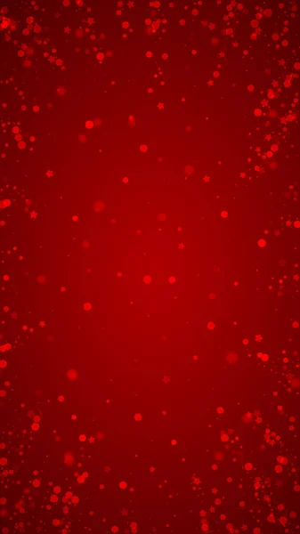 Chute Neige Superposition Fond Noël Subtils Flocons Neige Volant Étoiles — Image vectorielle