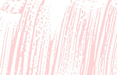 Grunge dokusu. Üzücü pembe iz. Geçmiş getiriliyor. Gürültü iğrenç grunge dokusu. Manyetik sanatsal yüzey. Vektör illüstrasyonu.