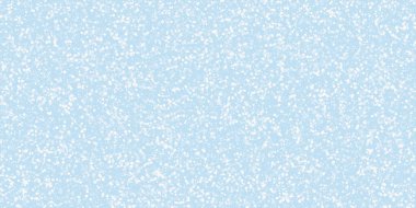 Karlı bir Noel geçmişi var. Hafif uçan kar taneleri ve açık mavi kış arka planındaki yıldızlar. Narin, tatlı, karlı bir Noel. Geniş vektör illüstrasyonu.