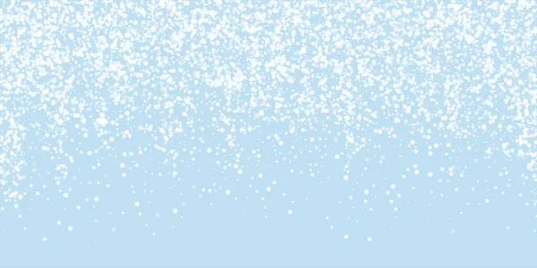 Las Nevadas Superponen Fondo Navideño Sutiles Copos Nieve Voladores Estrellas — Vector de stock