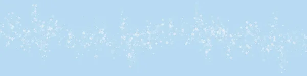 Caída Los Copos Nieve Fondo Navidad Sutiles Copos Nieve Voladores — Archivo Imágenes Vectoriales