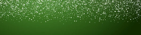 Magia Queda Neve Natal Fundo Flocos Neve Voadores Sutis Estrelas — Vetor de Stock