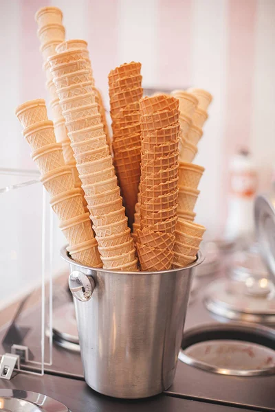 Конусы Мороженого — стоковое фото
