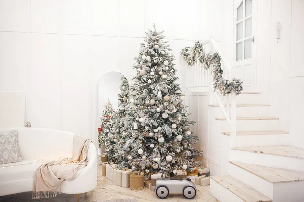 Christmas Background Xmas Interior Home Celebration Christmas Design Interior Closeup 免版税图库图片