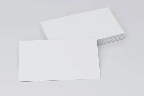 Business Card Design Presentation Branding Rendering — ストック写真