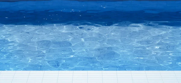 Zwembad Caustics Rimpelt Stroomt Met Golven Achtergrond Zomerconcept Achtergrond Bovenaanzicht — Stockfoto