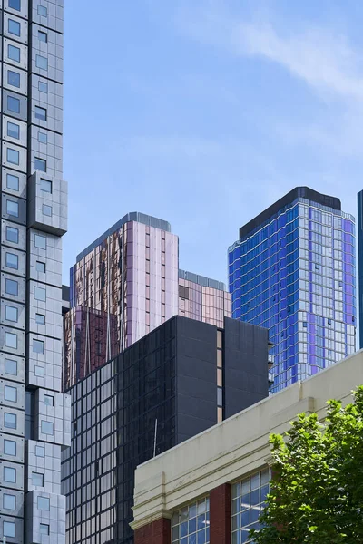 Modern Beautiful Office Building Melbourne Vertical Format — стоковое фото