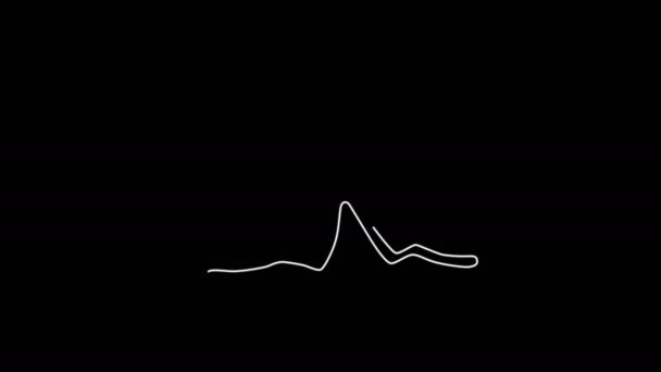 Spider Nazca Lines Animation — Stock video