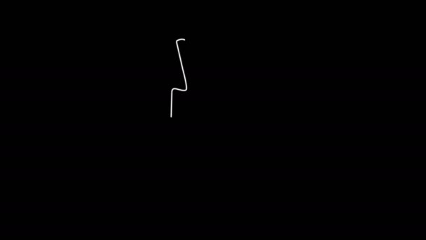 Nazca Lines Händer Animation — Stockvideo