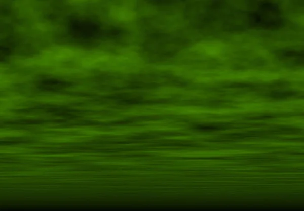 Green Toxic Clouds Black Background — Stock Photo, Image