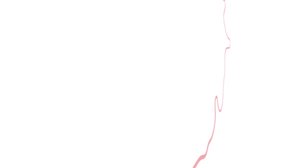Andorra Hand Drawn Map Animation — Video Stock