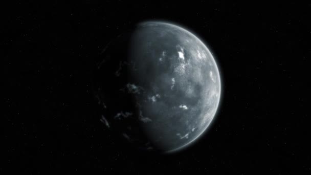 Sirius Gece Gökyüzündeki Parlak Yıldız Animasyon Döngüsü — Stok video