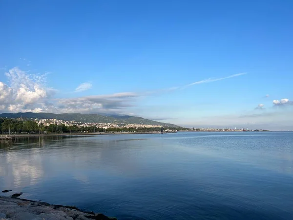 Pequeno Resort Cidade Golfo Paisagem — Fotografia de Stock