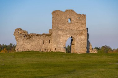 Ukrayna 'nın Kremenets şehrinde bir şatonun kalıntıları, 06.10.2021