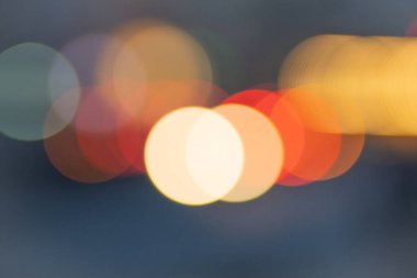 Bulanık renkli parlak halkalar - Doku