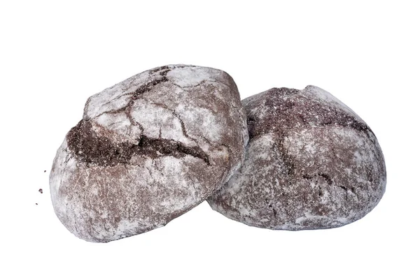 Beyaz arka planda beyaz buğday kurabiyeleri. Yüksek kalite fotoğraf